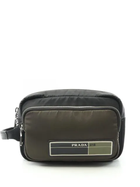 Prada Pre-Owned pochette à logo appliqué