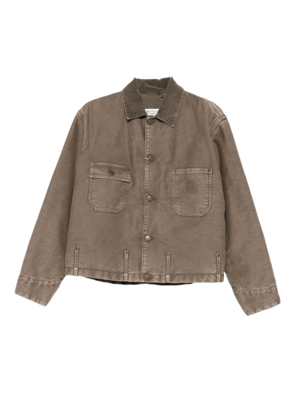 Maison Margiela button-up jacket - ブラウン Maison Margiela button-up jacket - ブラウン
