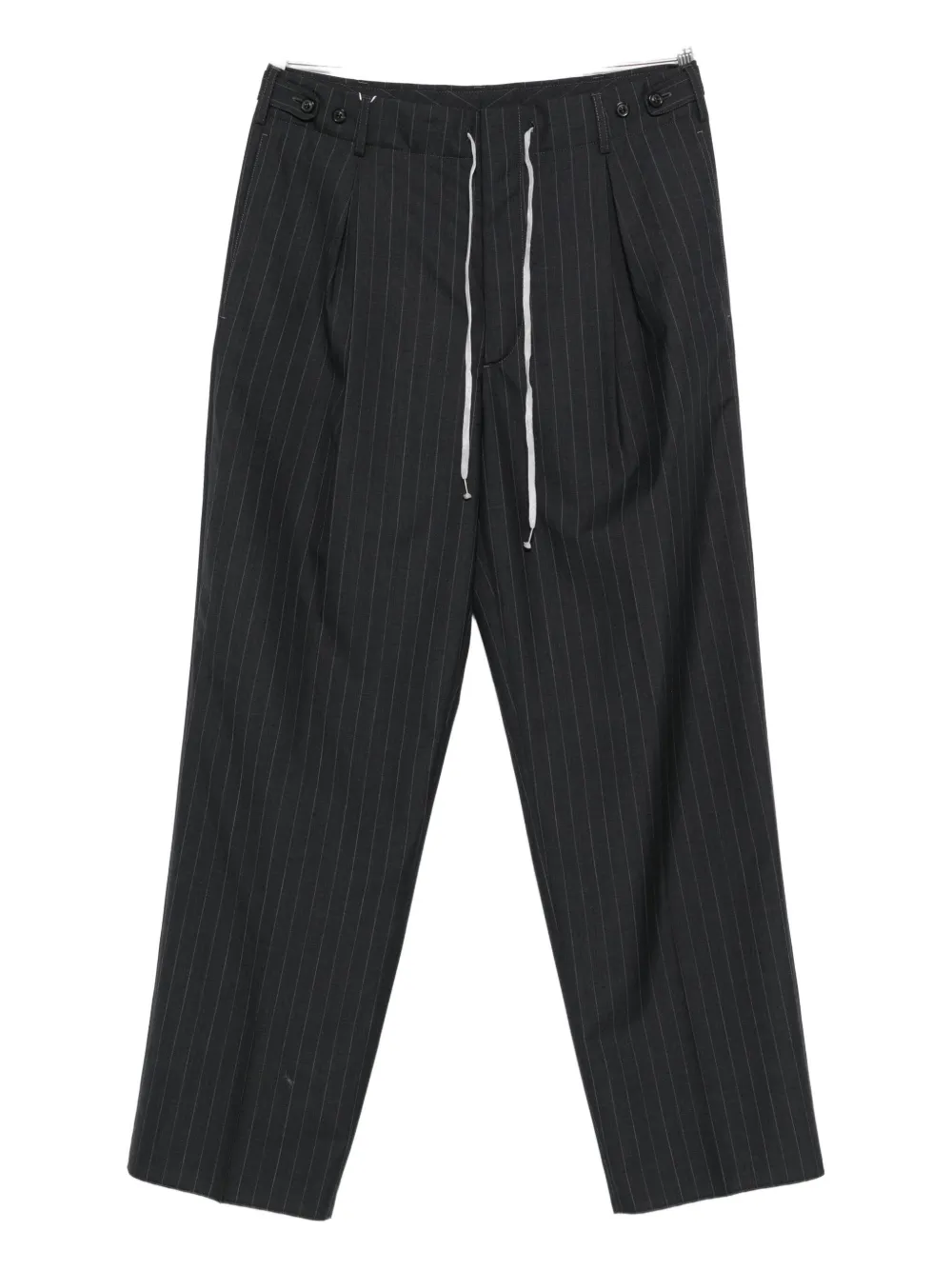 Maison Margiela pinstriped trousers - グレー Maison Margiela pinstriped trousers - グレー