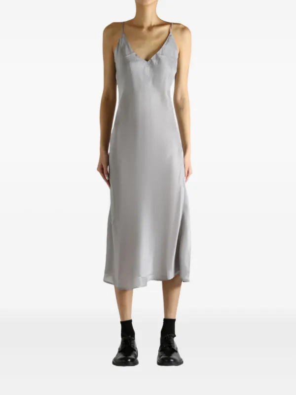 slim fit dress slacks Chloe Blue Grey main image 1