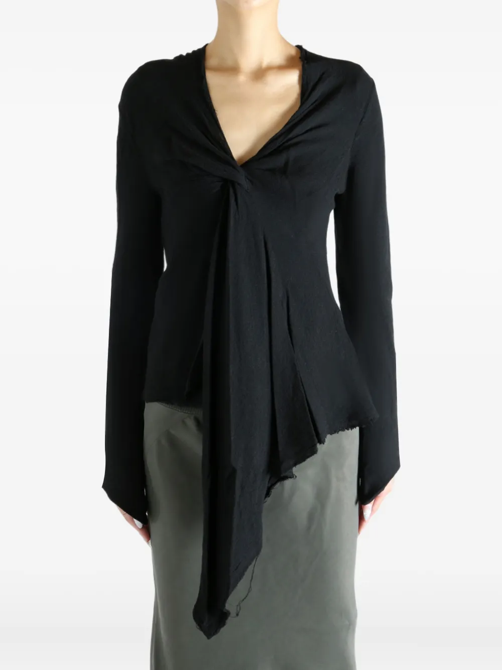 Marc Le Bihan frayed-hem top | T-Shirts & Jersey Shirts | Image 2