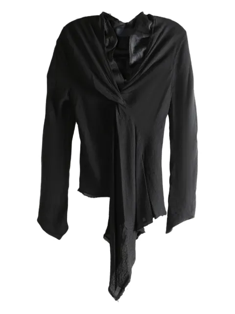 Marc Le Bihan frayed-hem top