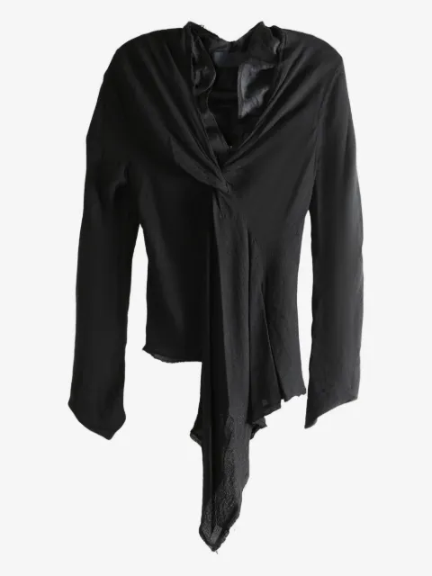 Marc Le Bihan frayed-hem top