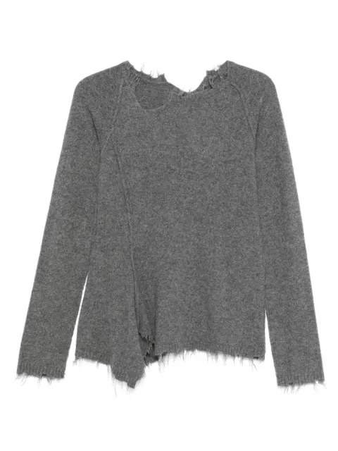Rundholz frayed sweater