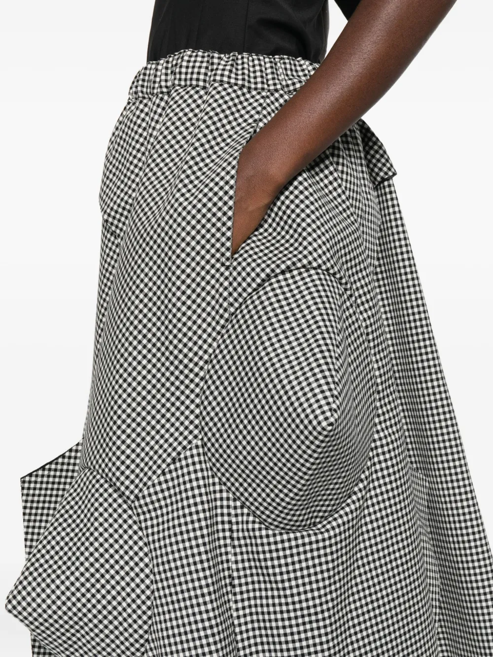 Comme Des Garçons Flared rok Zwart