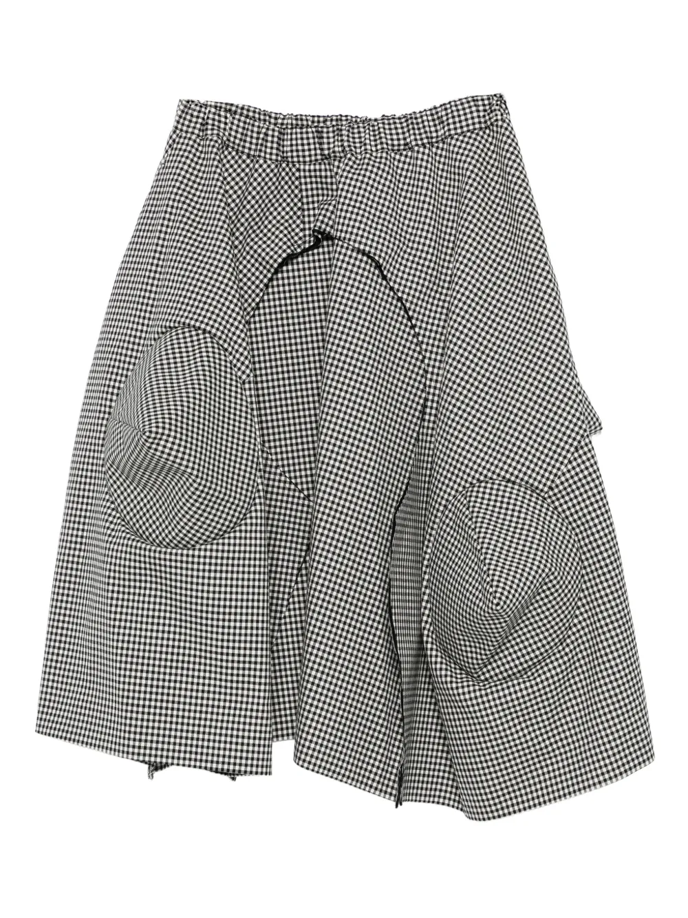 Comme Des Garçons embroidered flared skirt | Black | Image 1