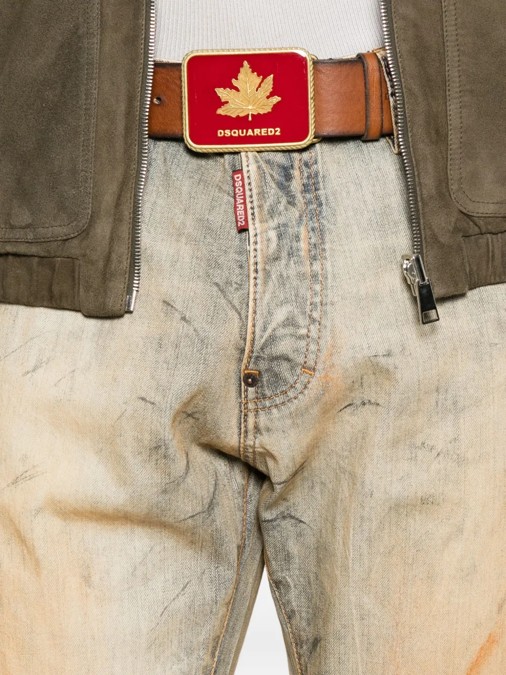 Dsquared2 Cool Guy Faded-effect Paint-splatter Jeans In Neutral