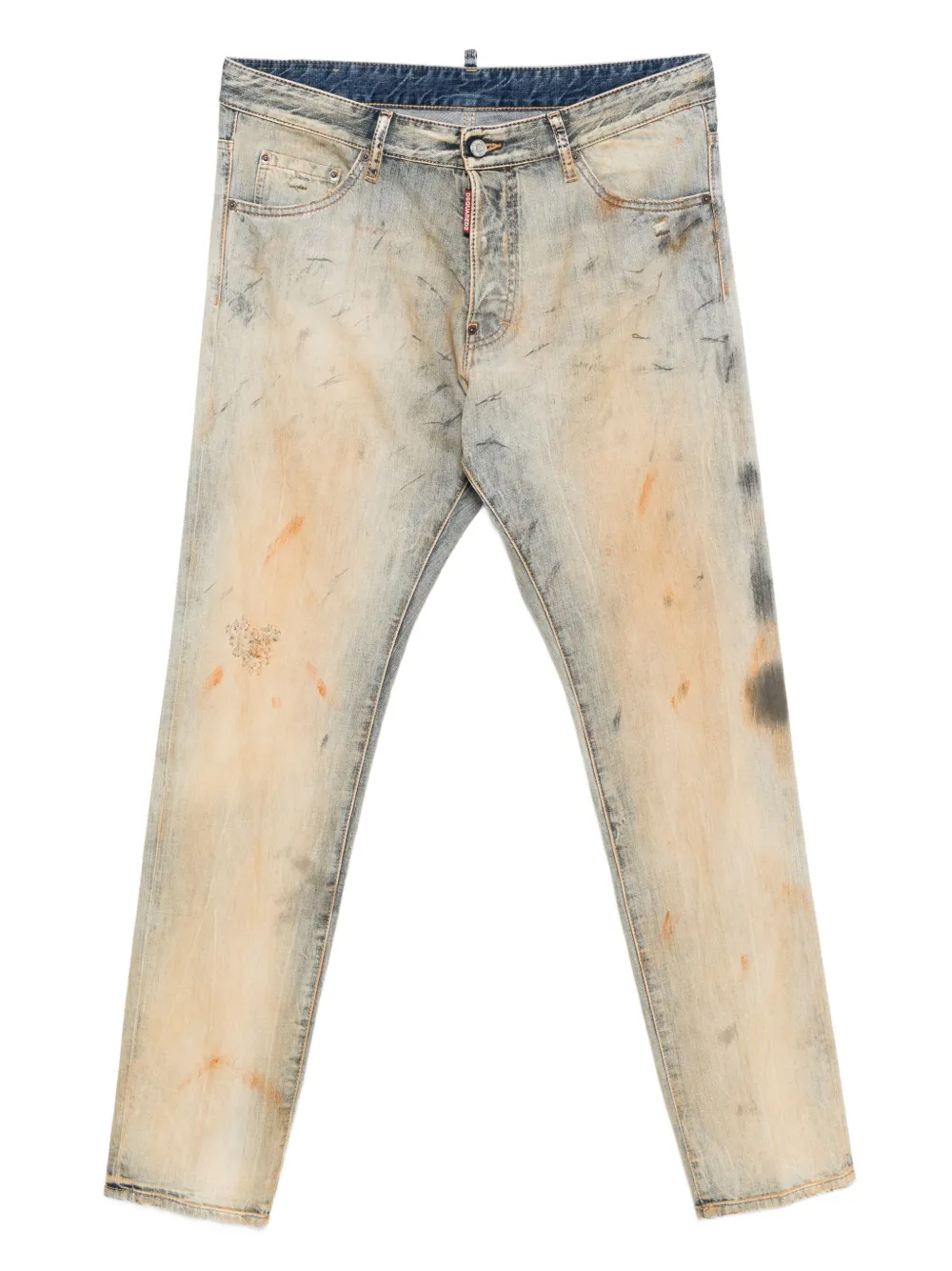 DSQUARED2 Cool Guy faded-effect paint-splatter jeans | Neutrals | Image 1