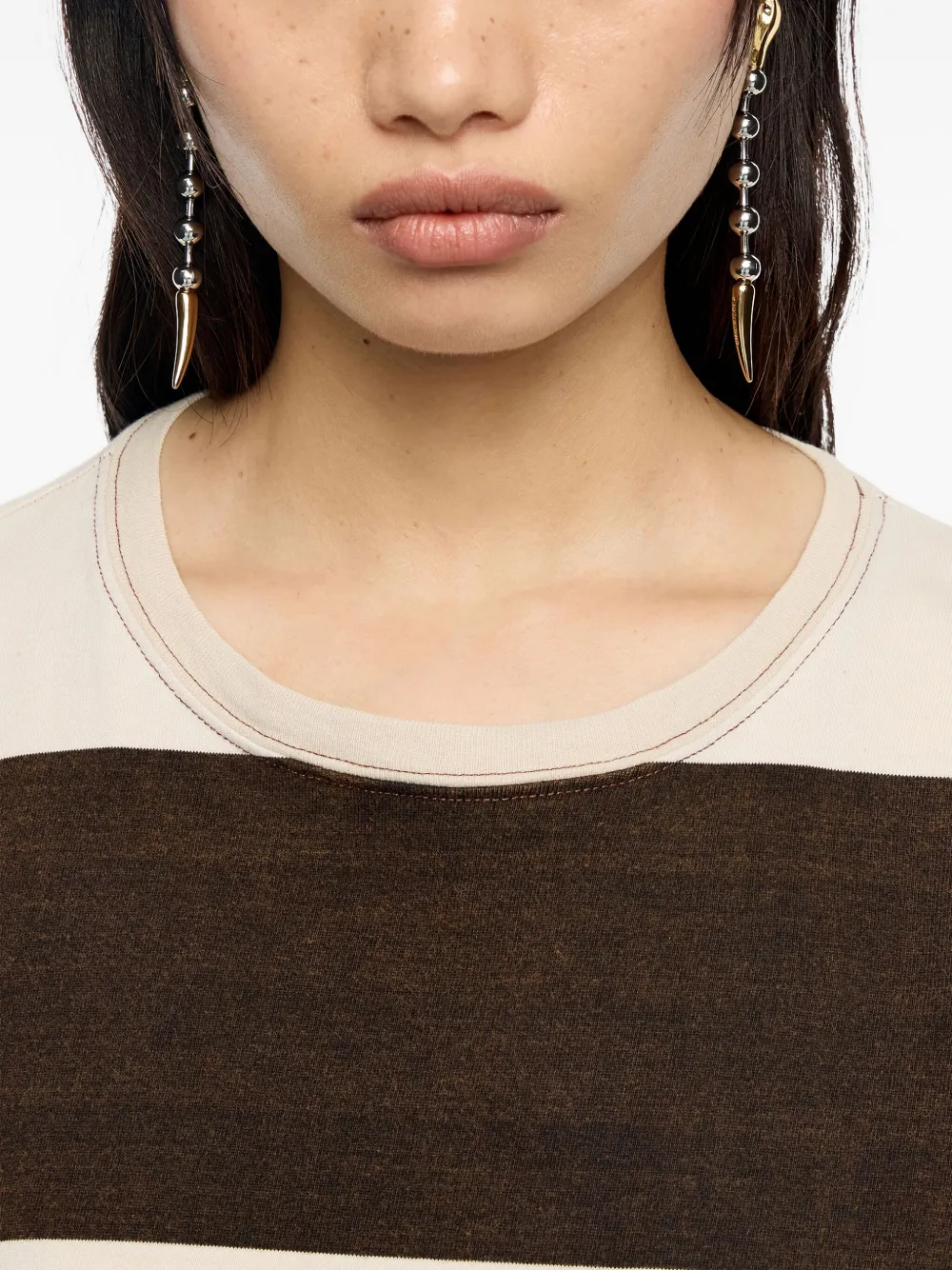 Bimba Y Lola Snake-head Dead Earrings In Gold