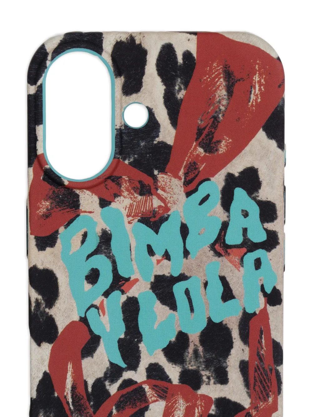 Bimba y Lola iPhone 16 hoesje met luipaardprint Beige