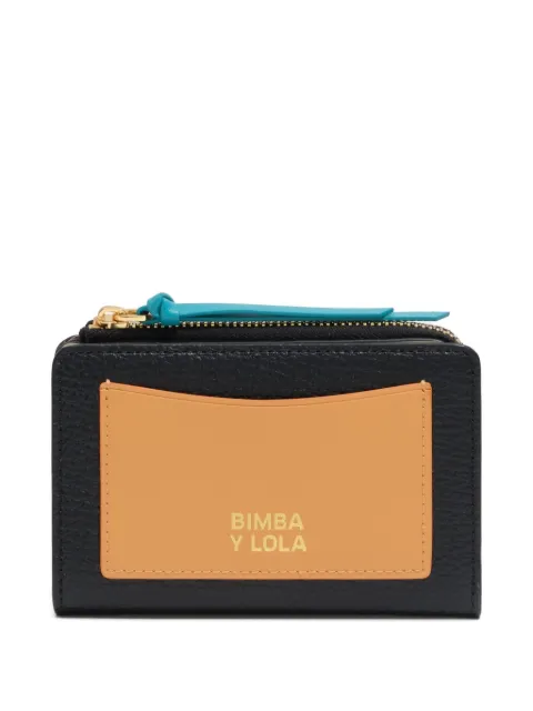 Bimba y Lola zip-fastening bi-colour wallet