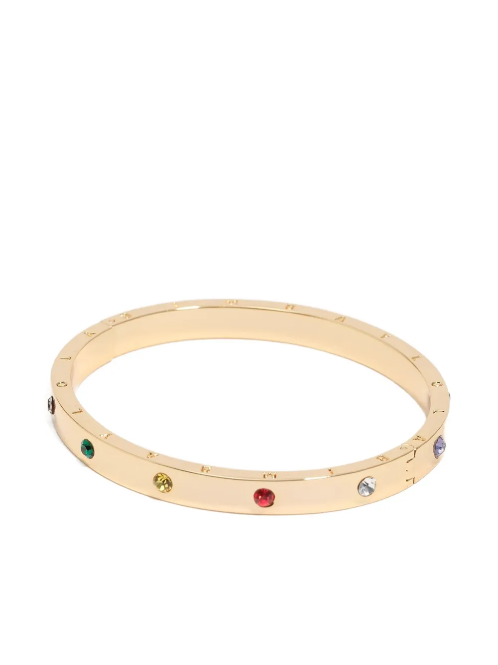 Bimba y Lola Armband met gegraveerd logo en steen - Goud