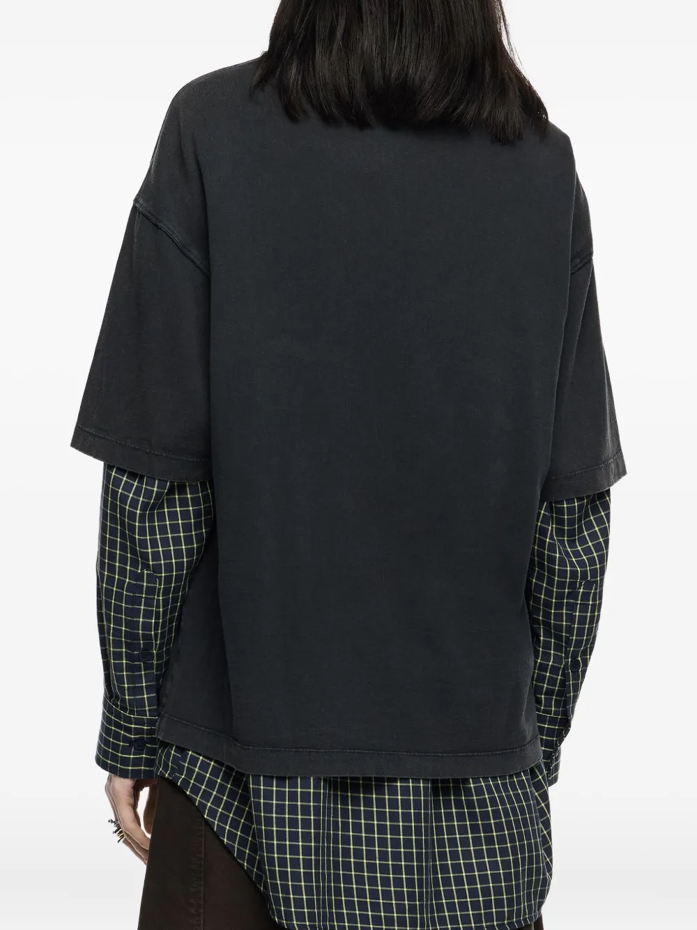 Bimba Y Lola Logo Wolf-print T-shirt In Black
