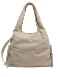 Bimba y Lola Paper zip-pocket shoulder bag - Neutrals
