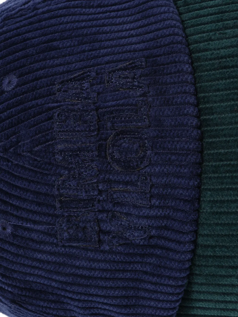 Bimba y Lola Ribfluwelen tweekleurige honkbalpet Blauw