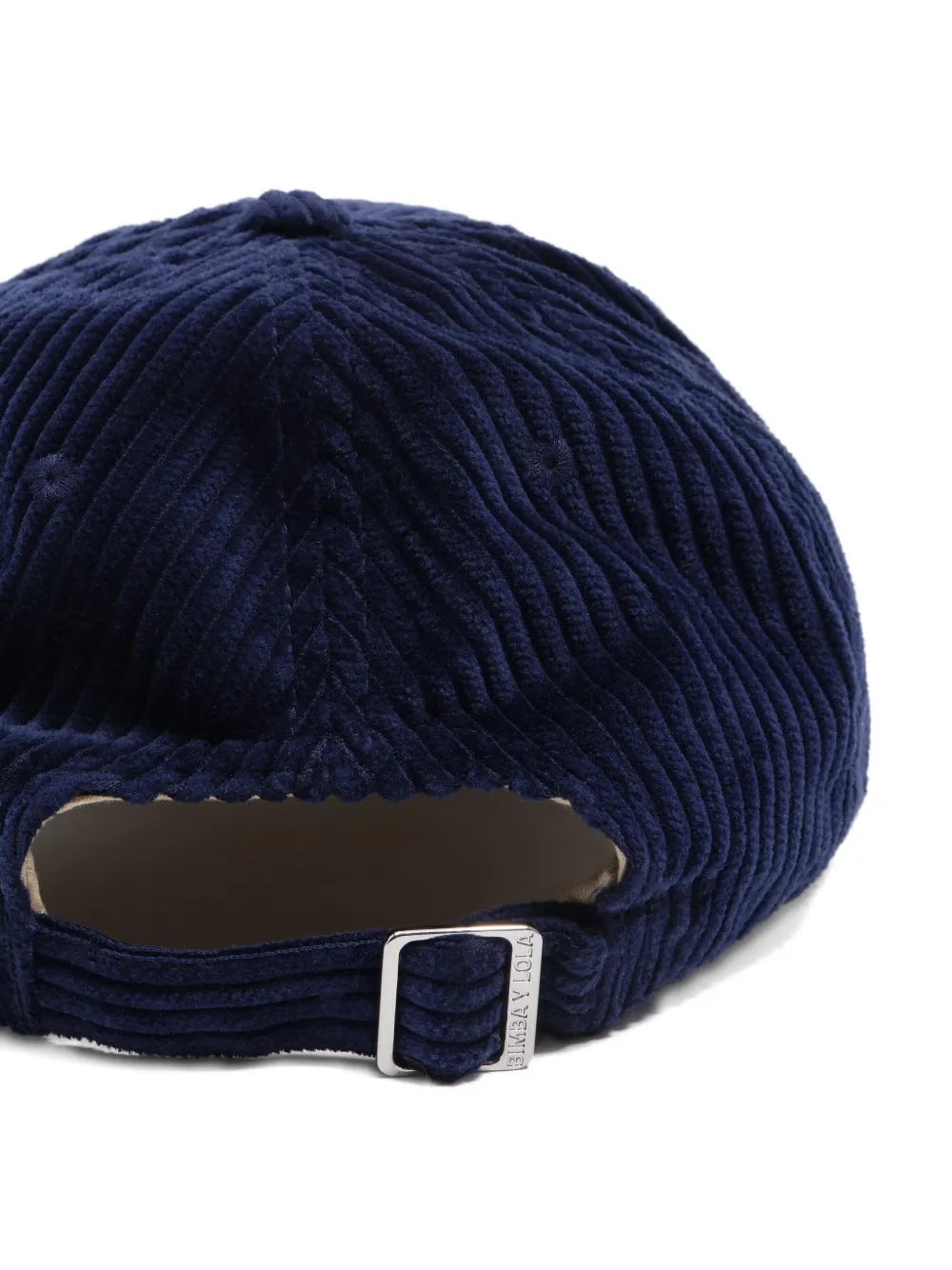 Bimba y Lola Ribfluwelen tweekleurige honkbalpet Blauw