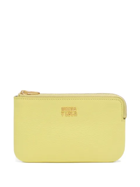 Bimba y Lola zip-top leather wallet