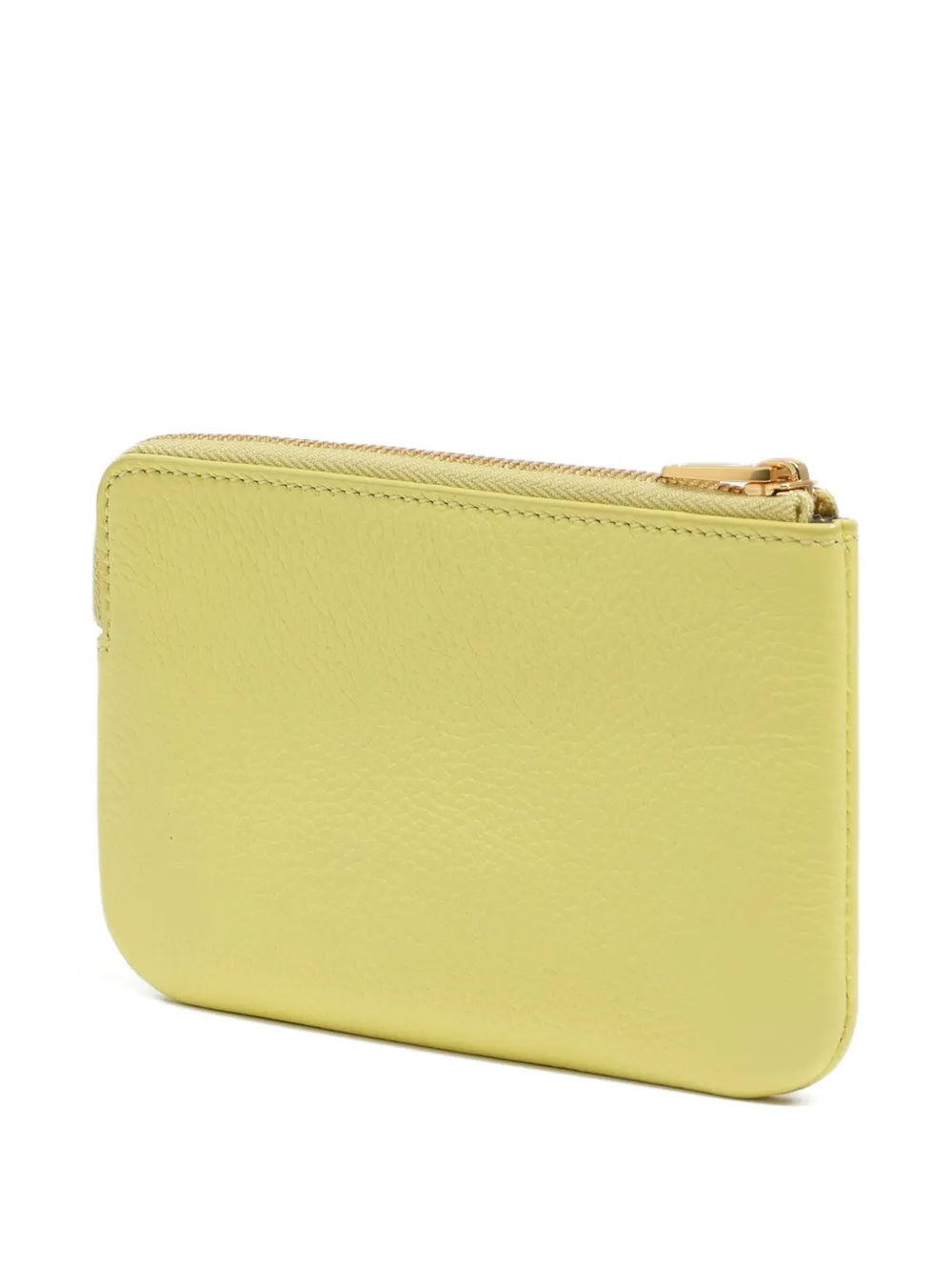 Bimba Y Lola Zip-top Leather Wallet In Yellow