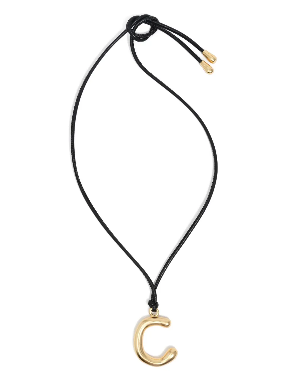 Bimba y Lola collar con dije de letra C | dorado | Image 1