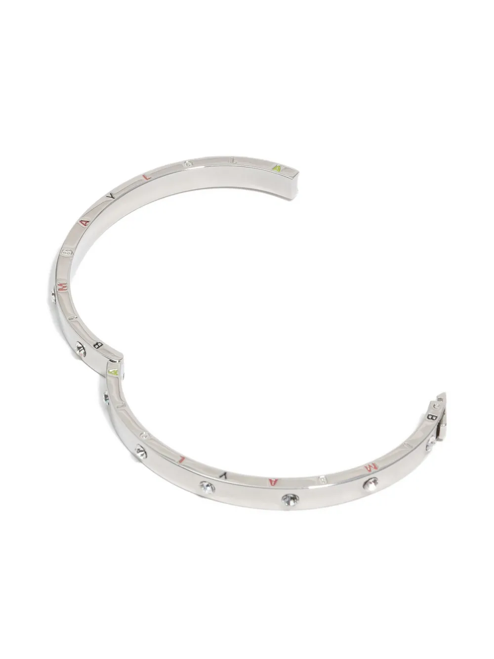 Bimba Y Lola Crystal-embellished Bangle Bracelet In Silver