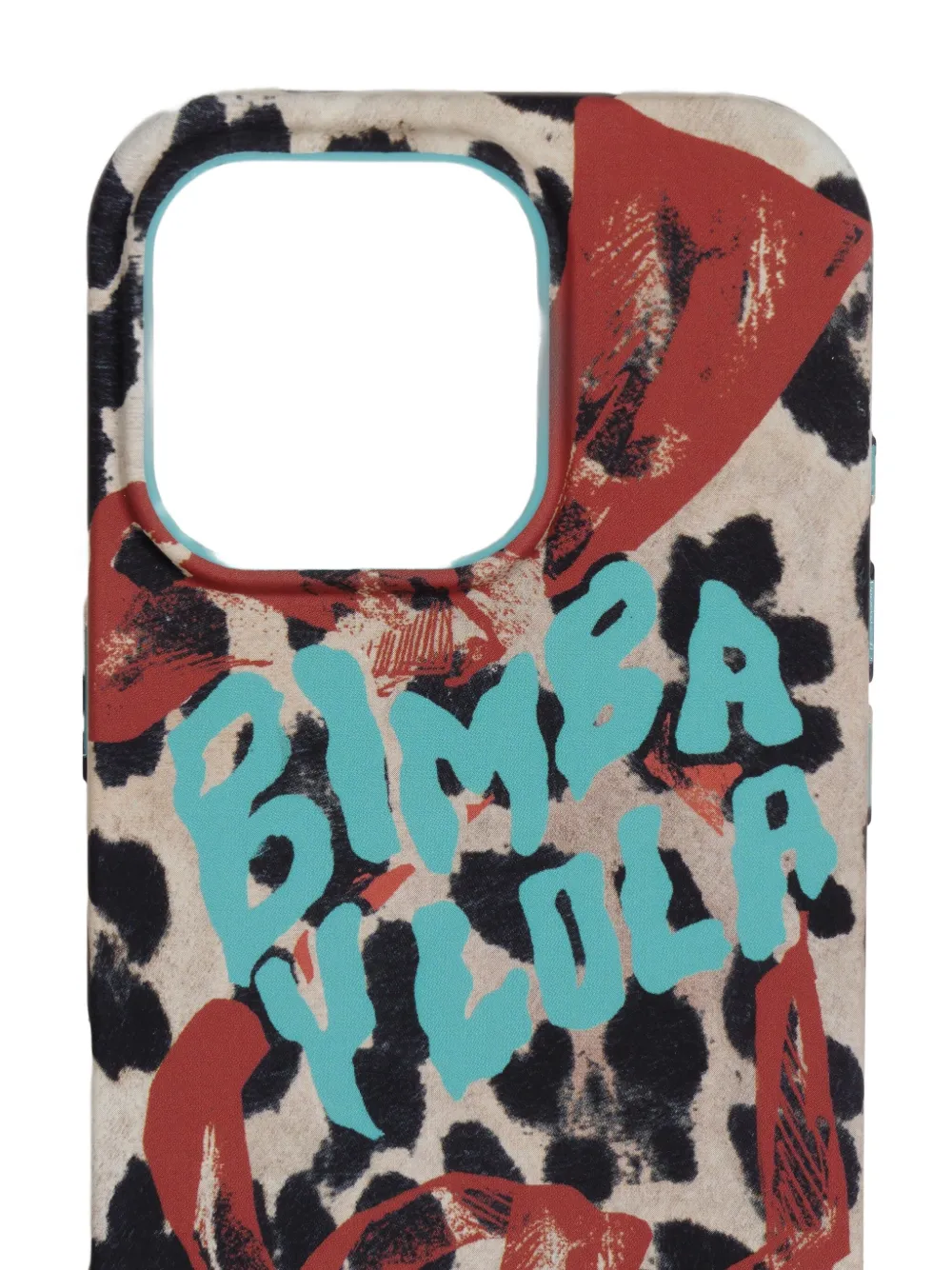 Bimba y Lola iPhone 16 Pro hoesje met luipaardprint Beige