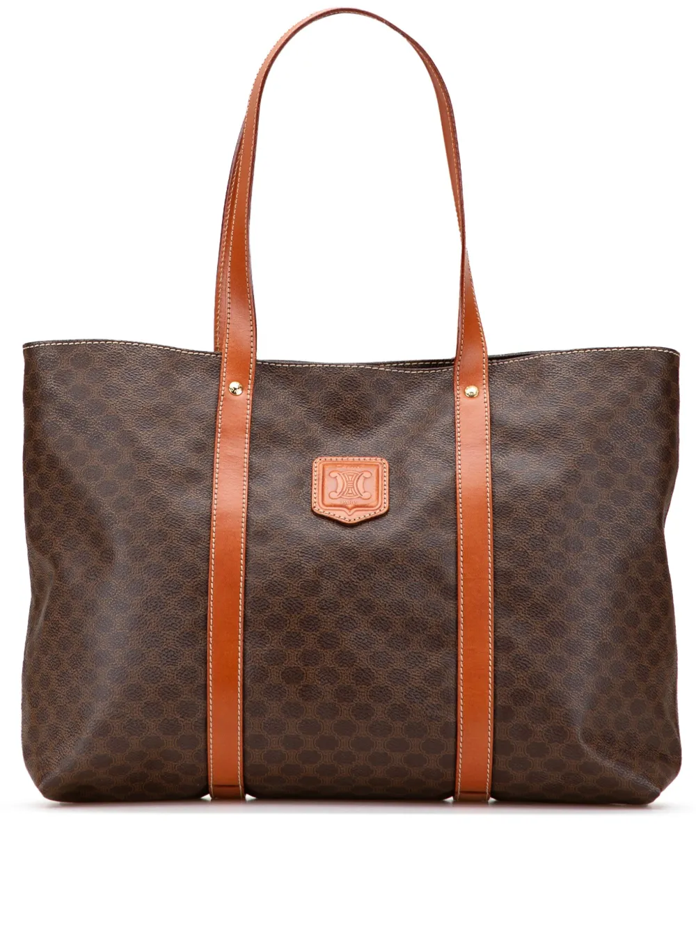 Celine Pre-Owned 1998 Macadam Coated Canvas tote bag | Brown | Image 1