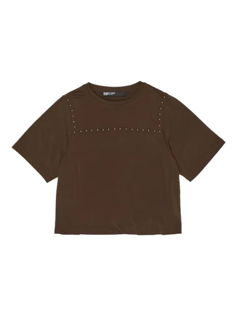 Bimba y Lola stud-embellished short-sleeve T-shirt