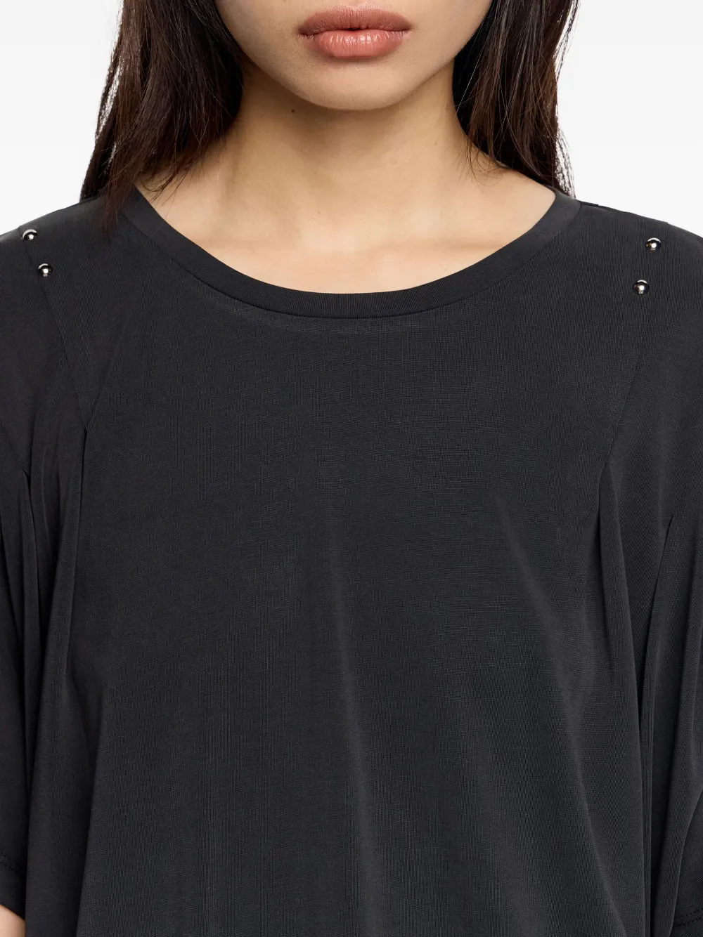 Bimba y Lola T-shirt verfraaid met studs Zwart