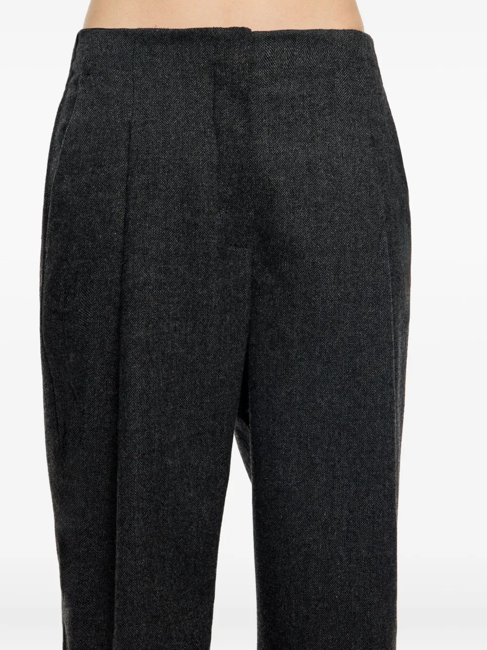 Bimba y Lola Broek met geplooid detail Grijs