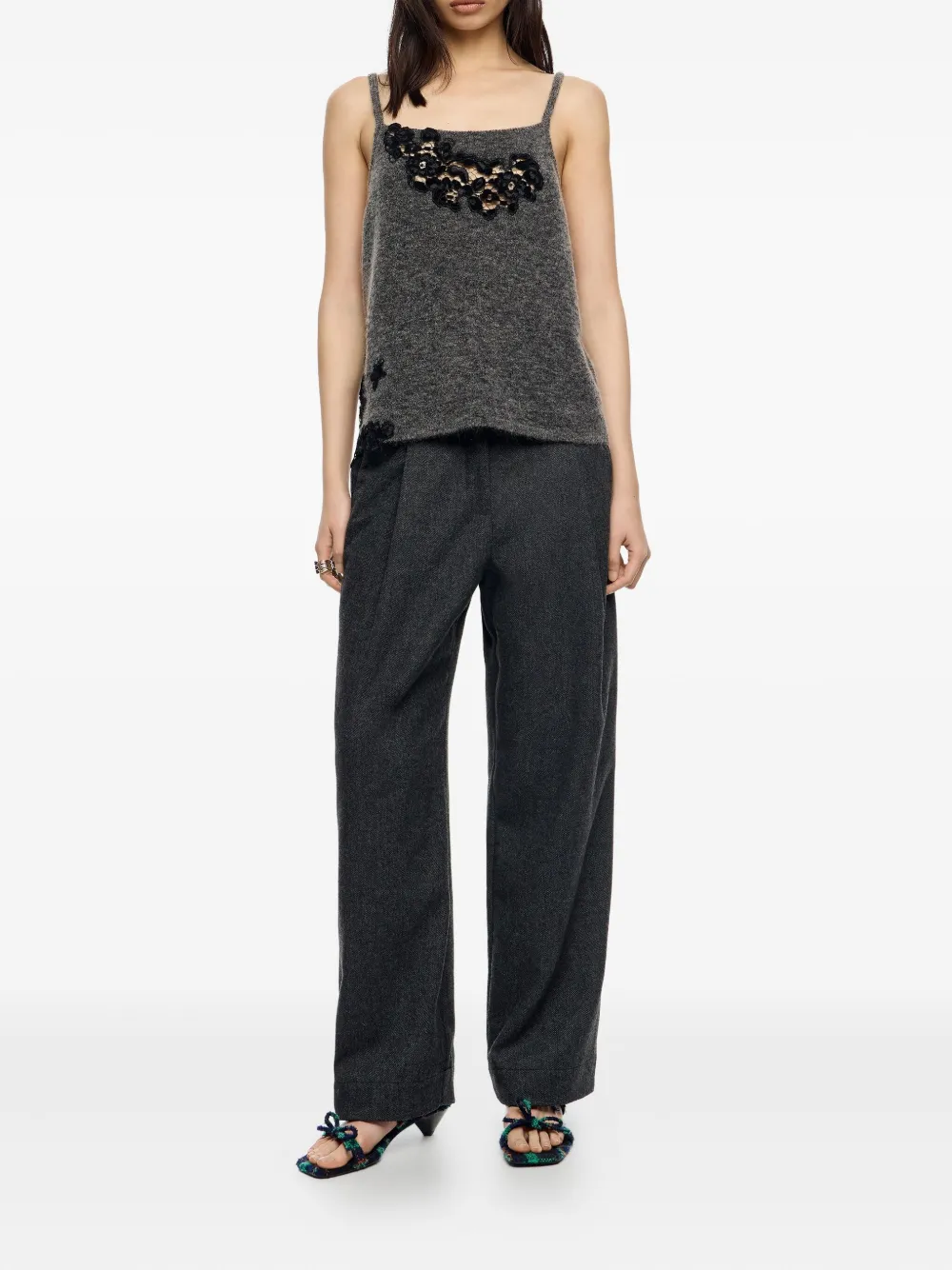 Bimba y Lola pleat-detailed trousers | High Waisted Pants | Image 2