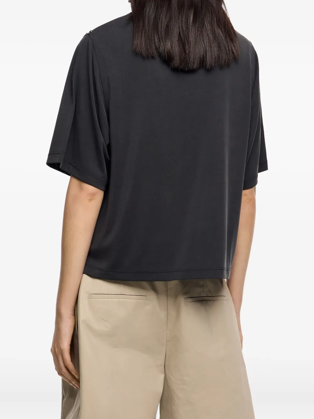 Bimba y Lola T-shirt verfraaid met studs Zwart