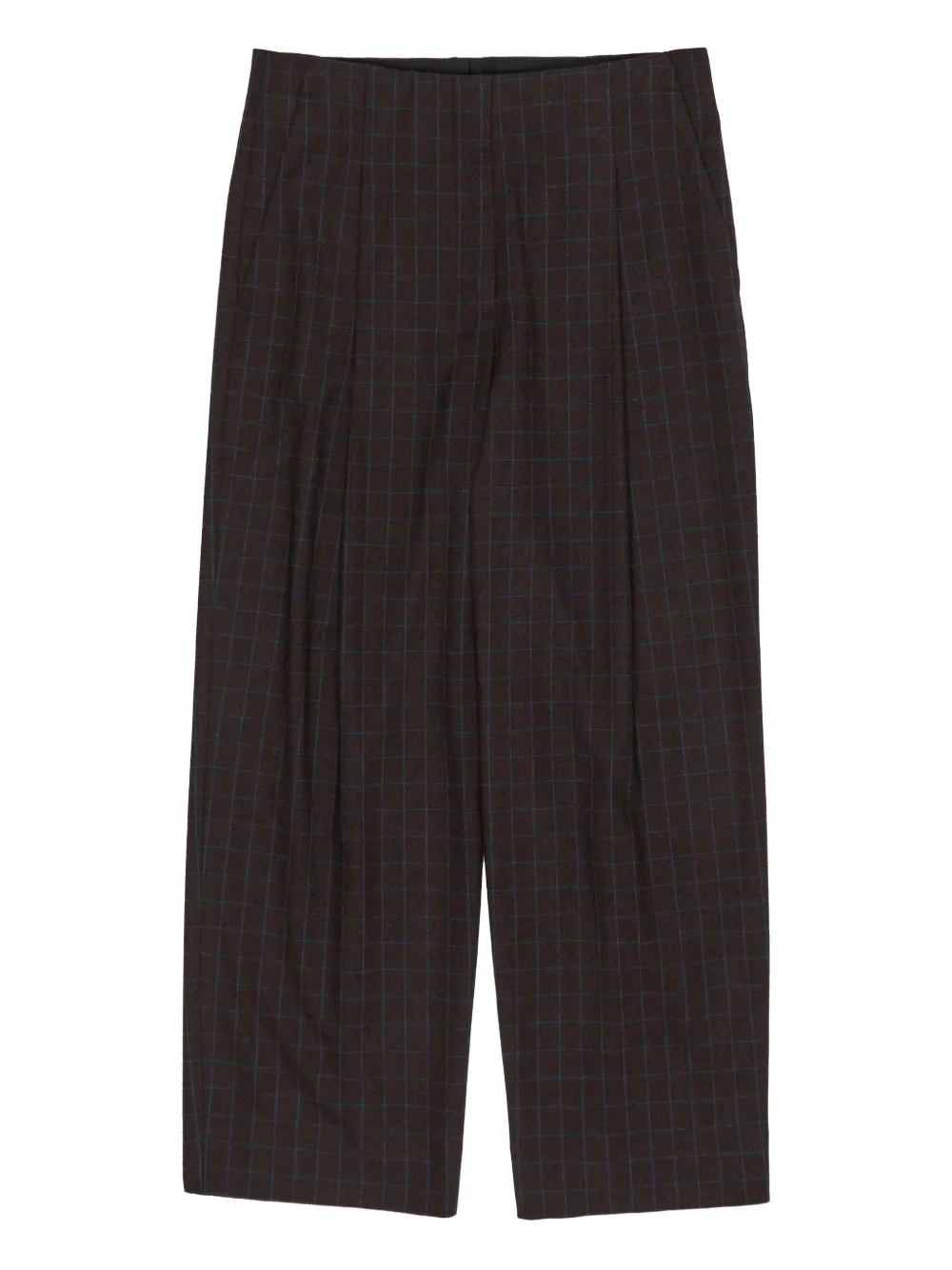 Bimba y Lola チェック パンツ - ブラウン