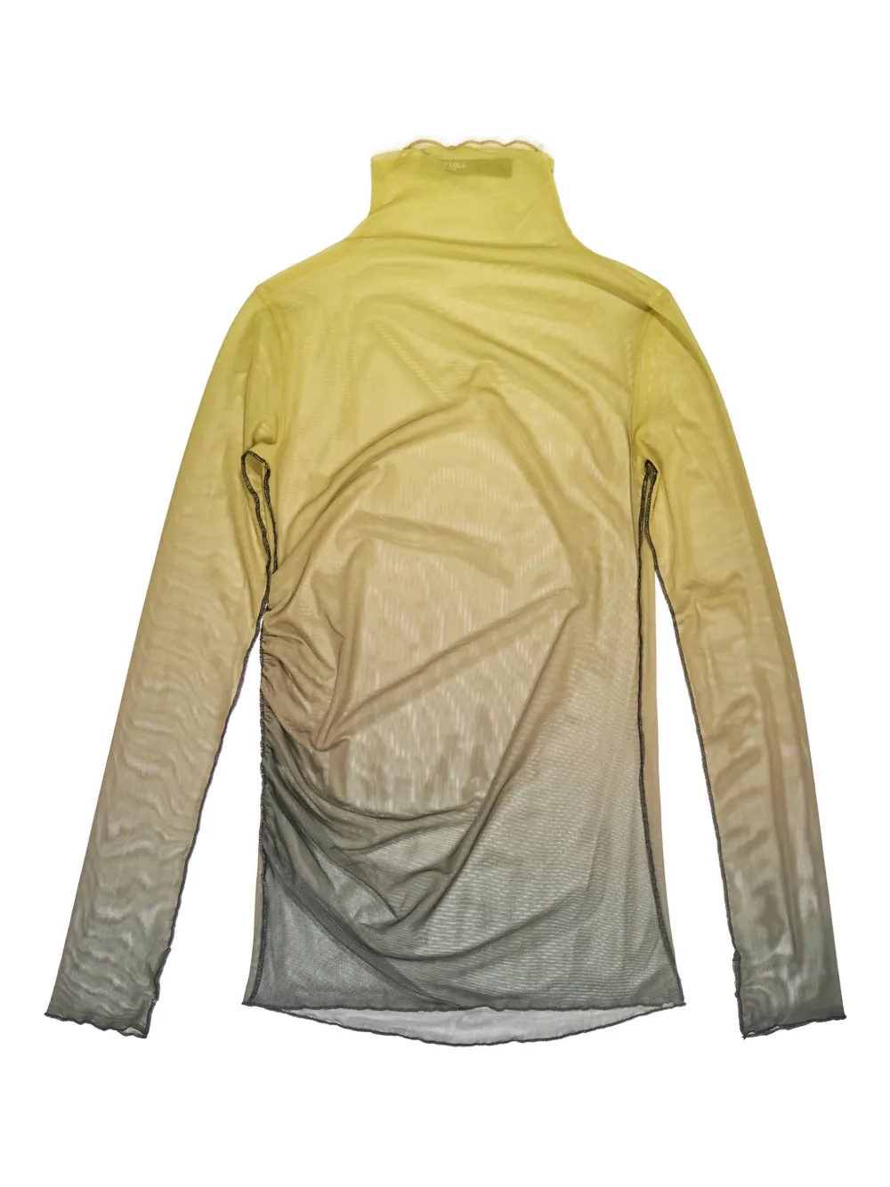 Bimba y Lola ハイネック メッシュトップ - イエロー Bimba y Lola ハイネック メッシュトップ - イエロー