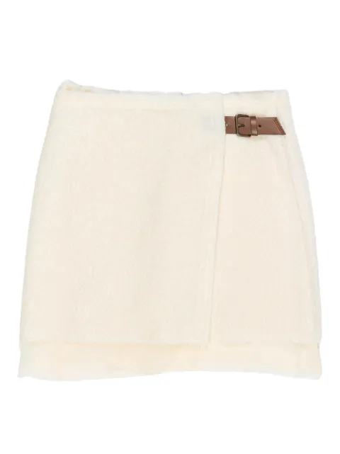 Bimba y Lola frayed-edge mini skirt