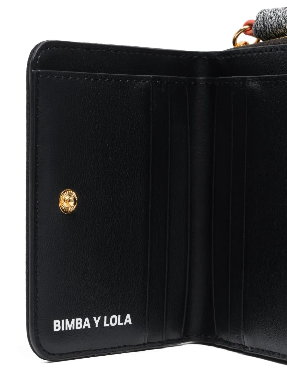 Bimba Y Lola Zip-fastening Tassel Wallet In Black