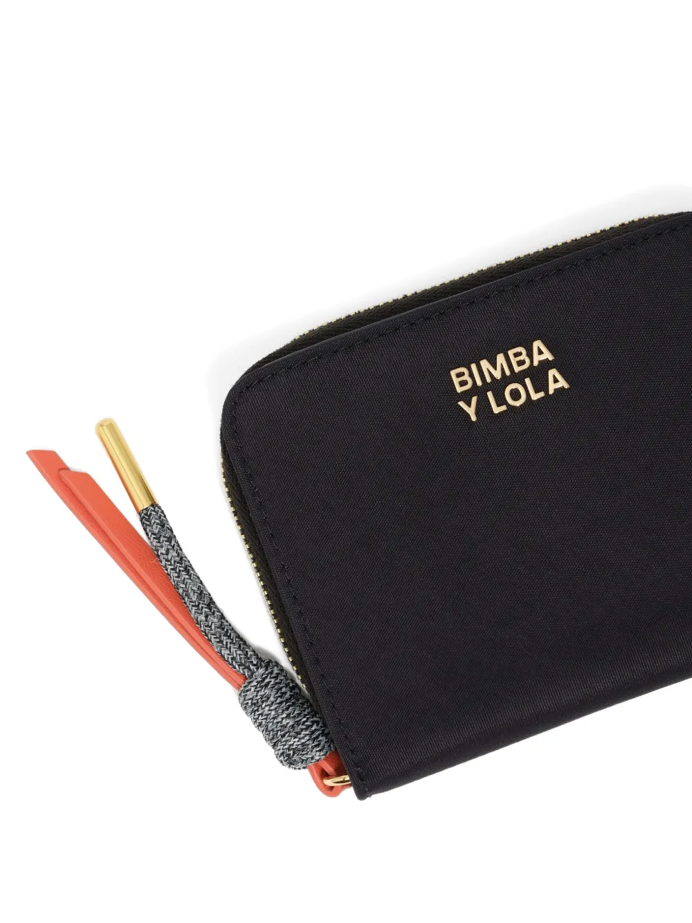 Bimba Y Lola Zip-fastening Tassel Wallet In Black