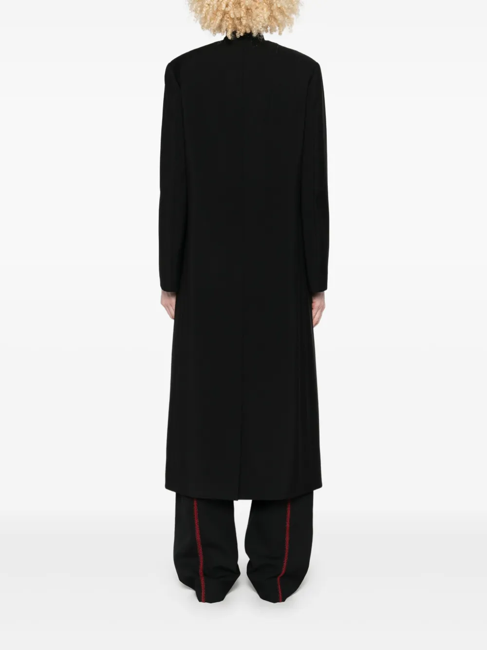 The Row Jas met dubbele rij knopen Zwart