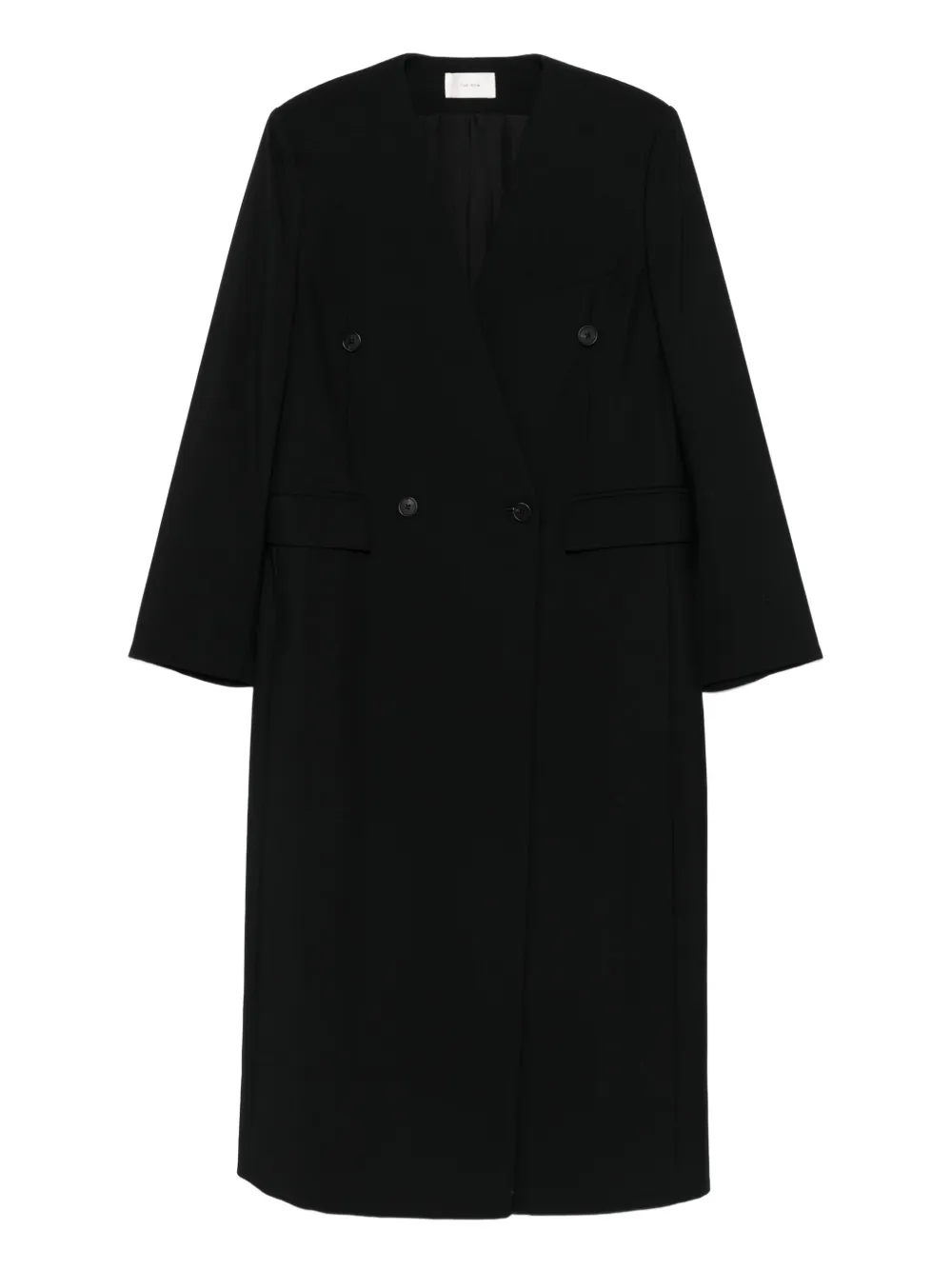 The Row double-breasted coat | Black | Image 1