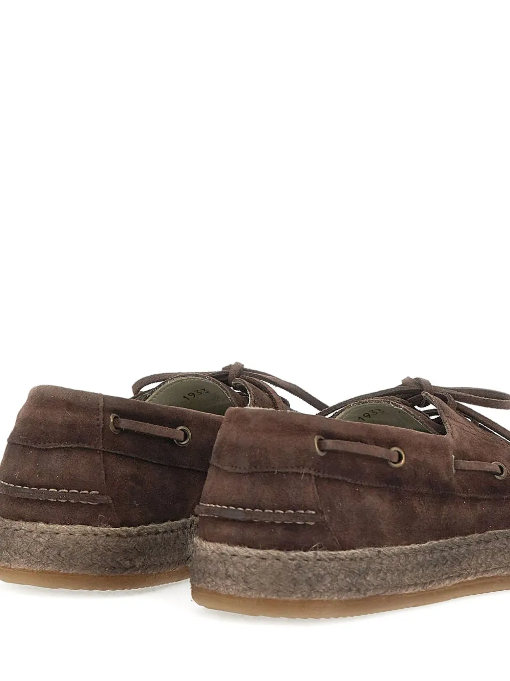 corvari lace-up suede boat shoes Bruin