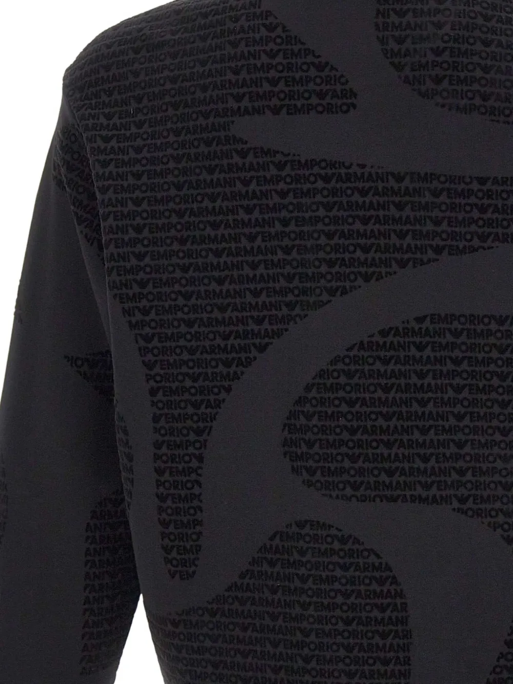 Emporio Armani Sweater met logo Zwart