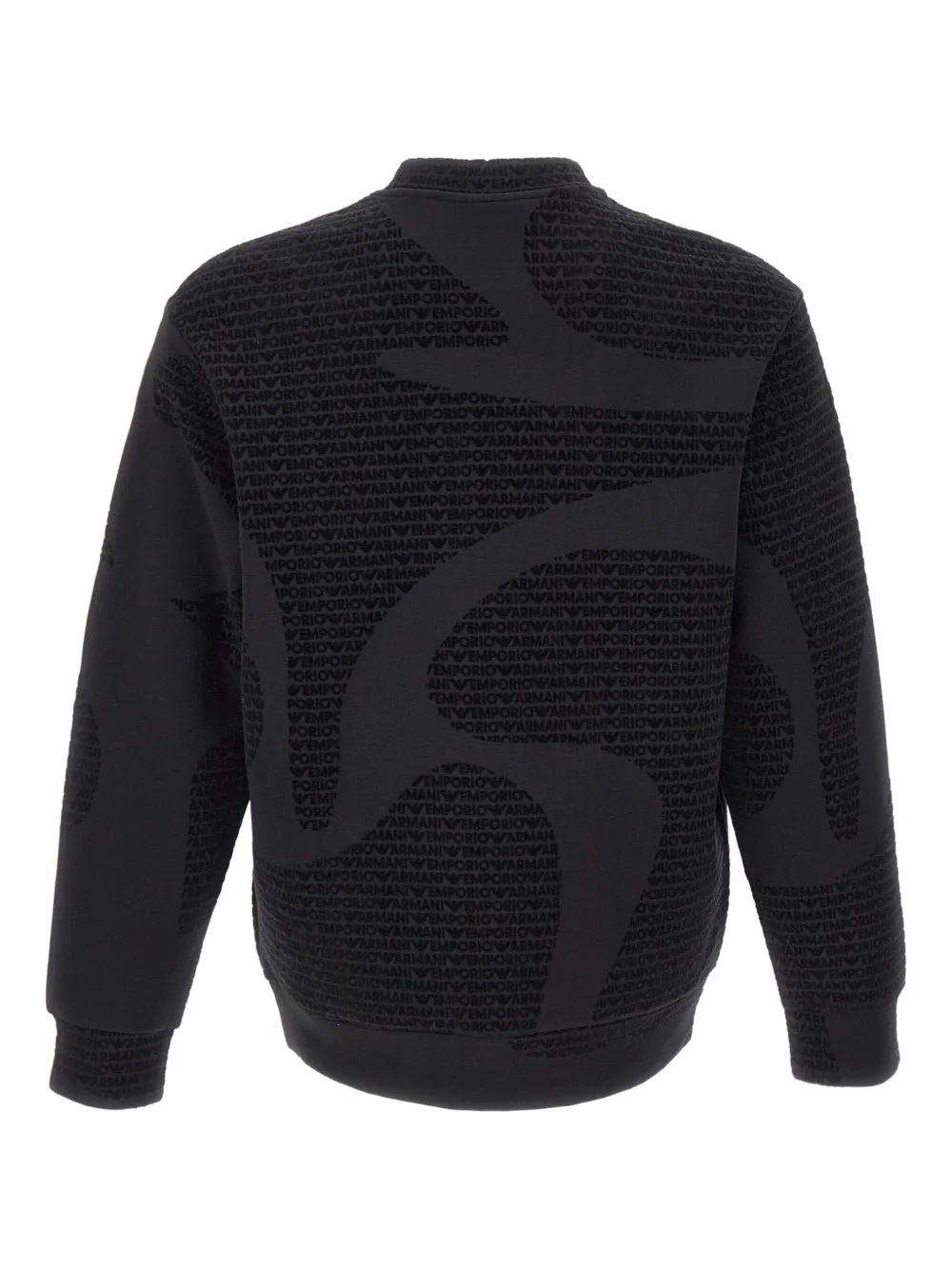 Emporio Armani Sweater met logo Zwart