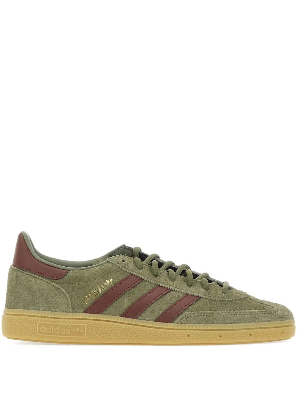 Adidas three-strip low-top sneakers Green
