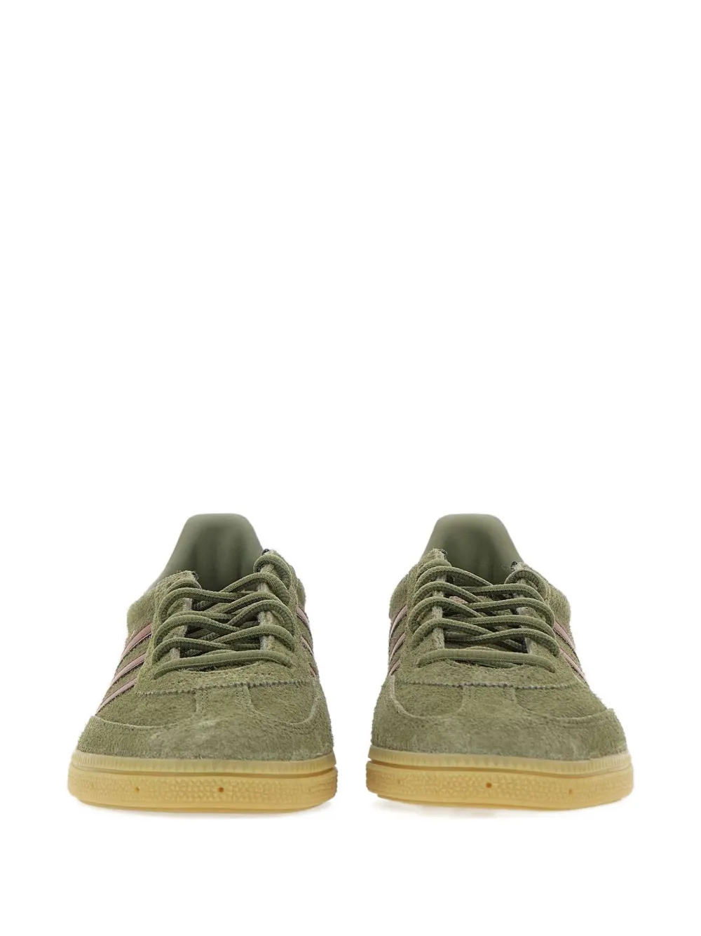 adidas three-strip low-top sneakers Green