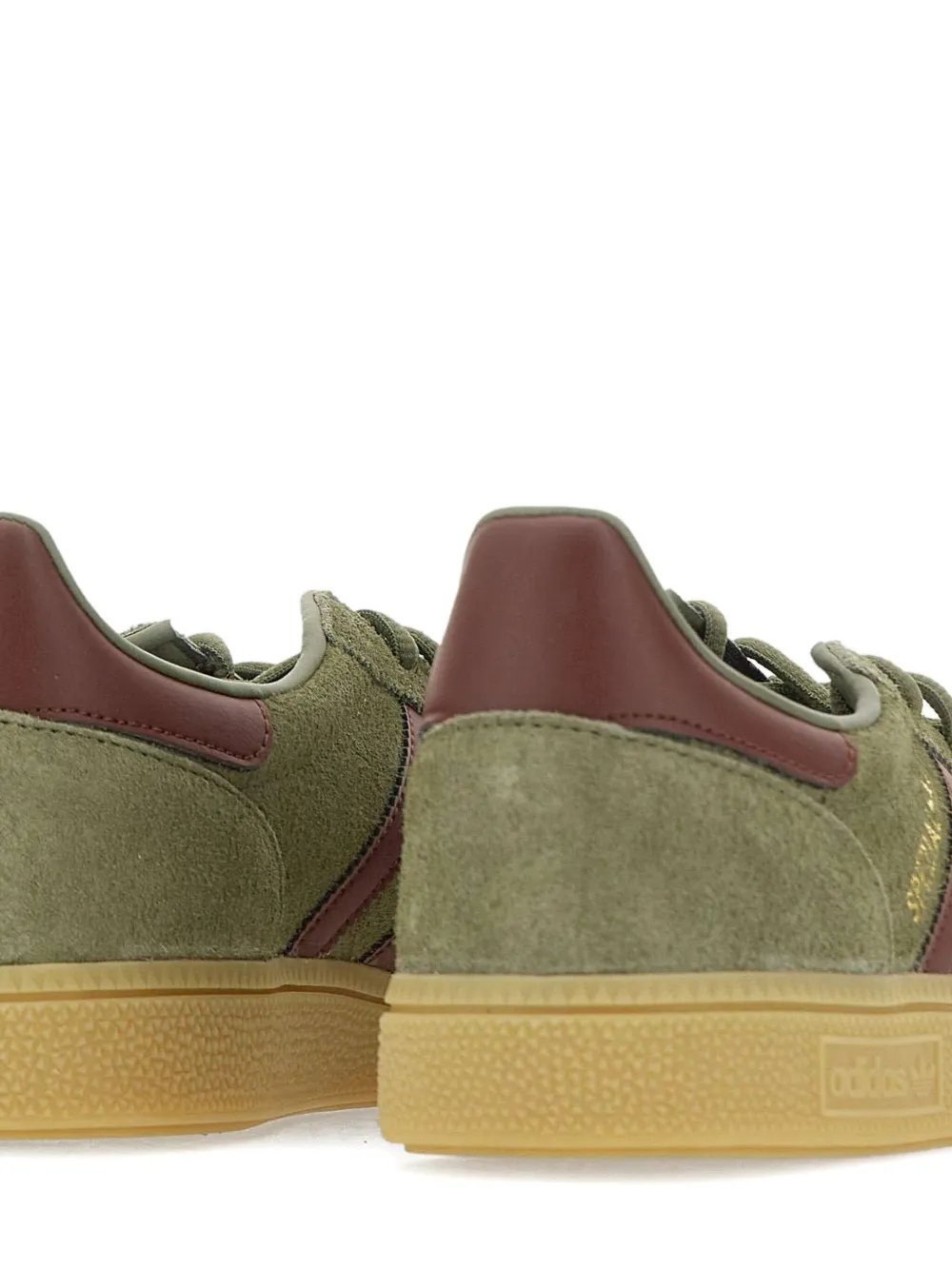 adidas three-strip low-top sneakers Green