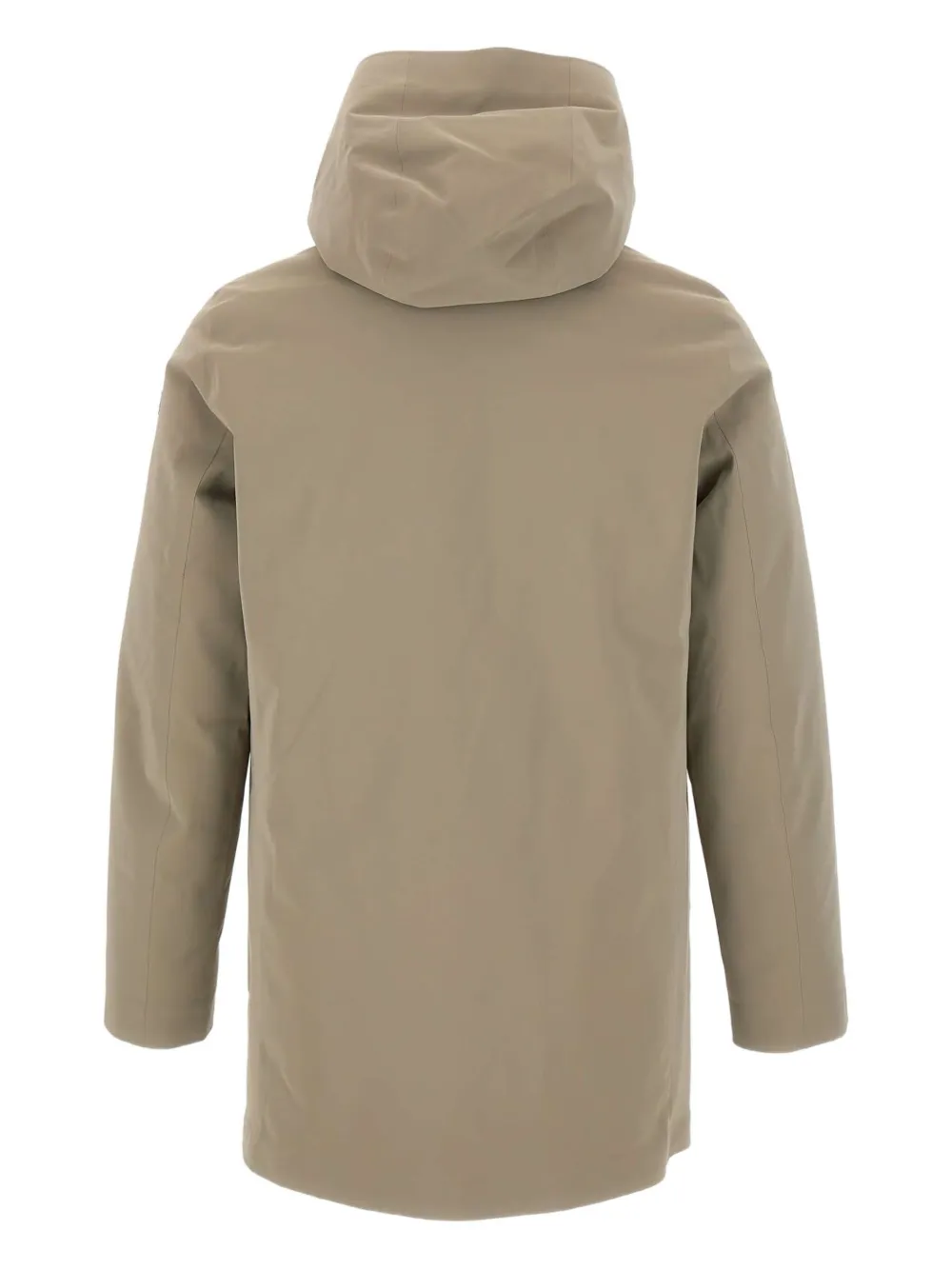 RRD hooded button-fastening coat - Bruin