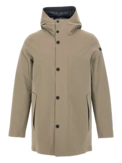 RRD hooded button-fastening coat