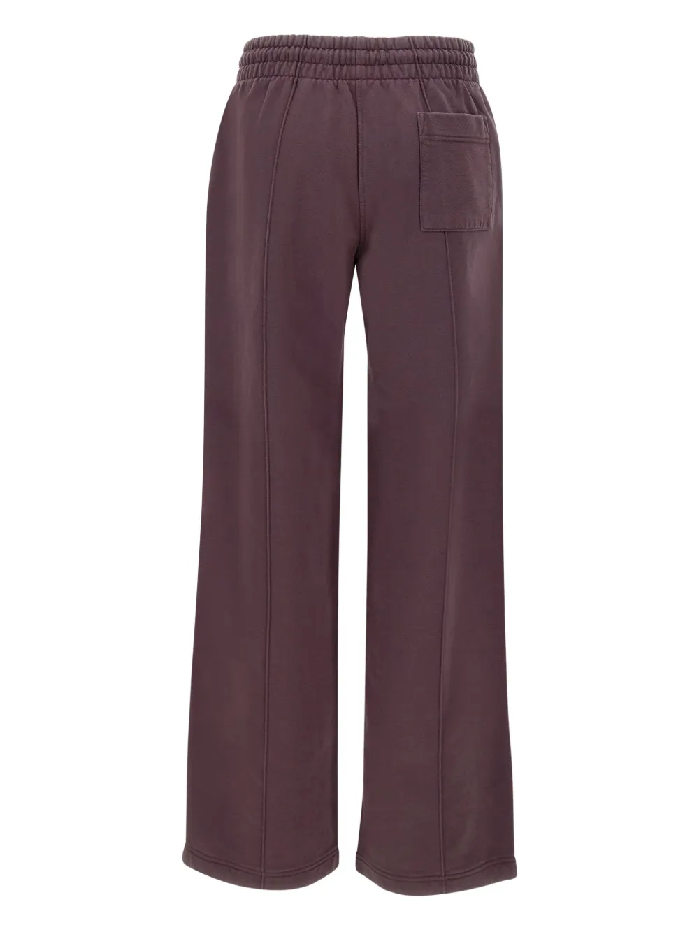 Casablanca Dragonfly Floral Embroidery Jogging Pants In Burgundy
