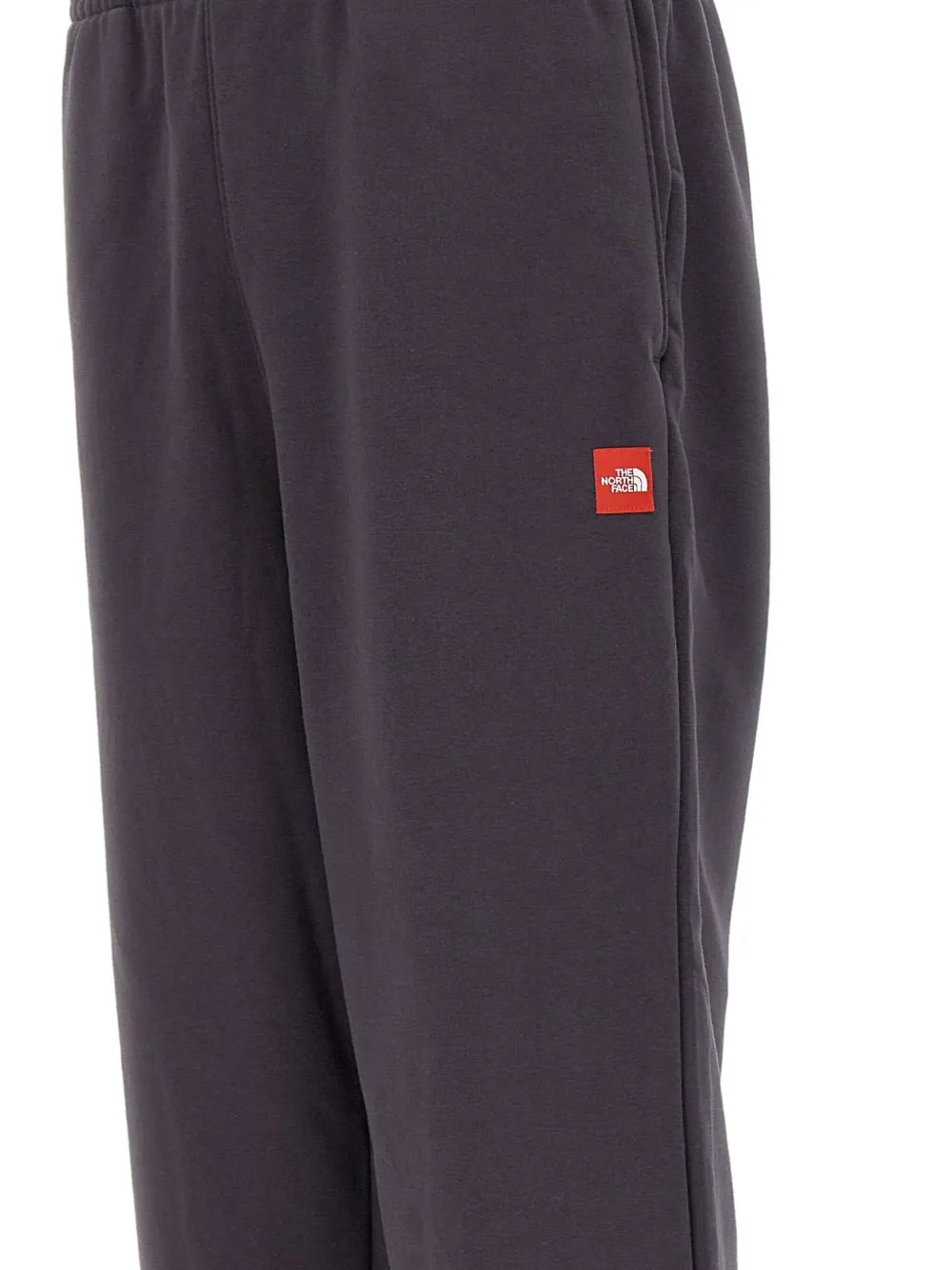 The North Face Logo-patch Elasticated-cuff Track Pants In Gray