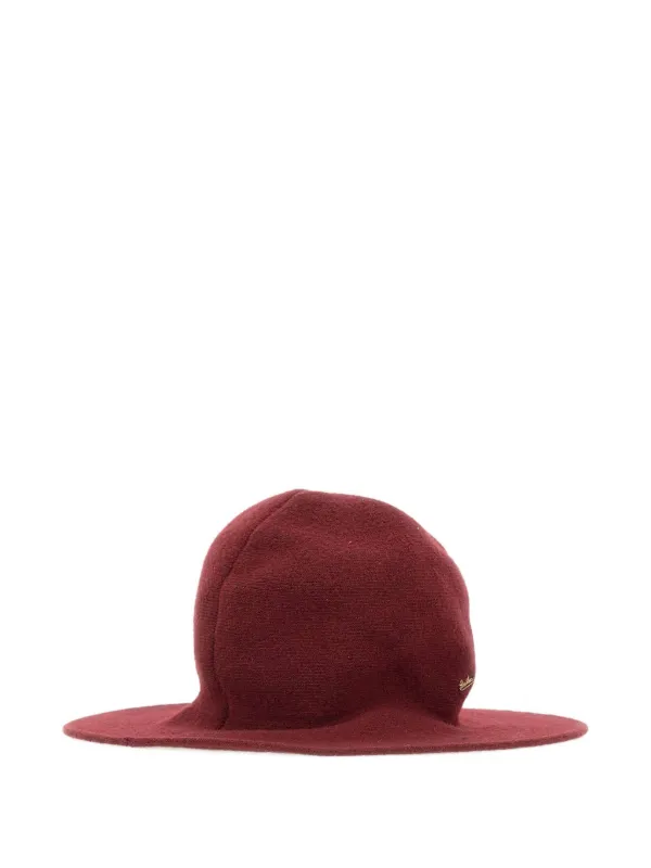 Borsalino Cappello a Tesa Larga Rosso FARFETCH IT