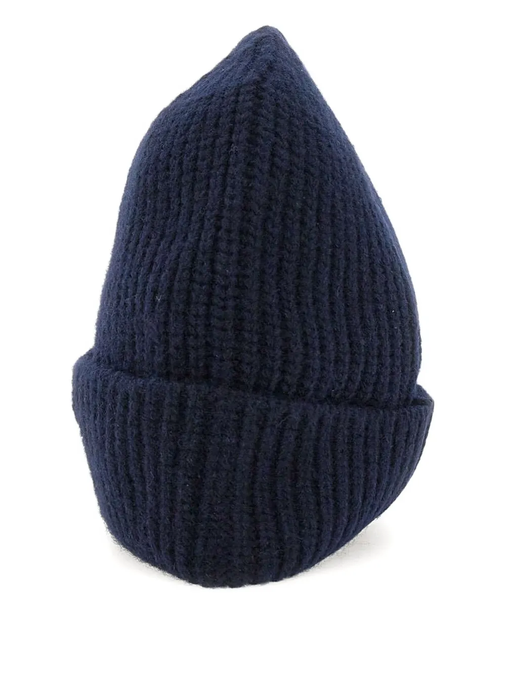 Stone Island ribbed-knit beanie - Blauw